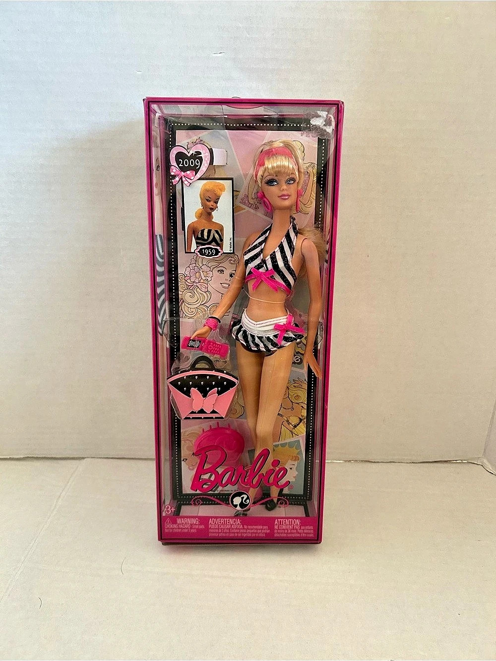 Barbie Fashion Doll in Pink & Black NWT